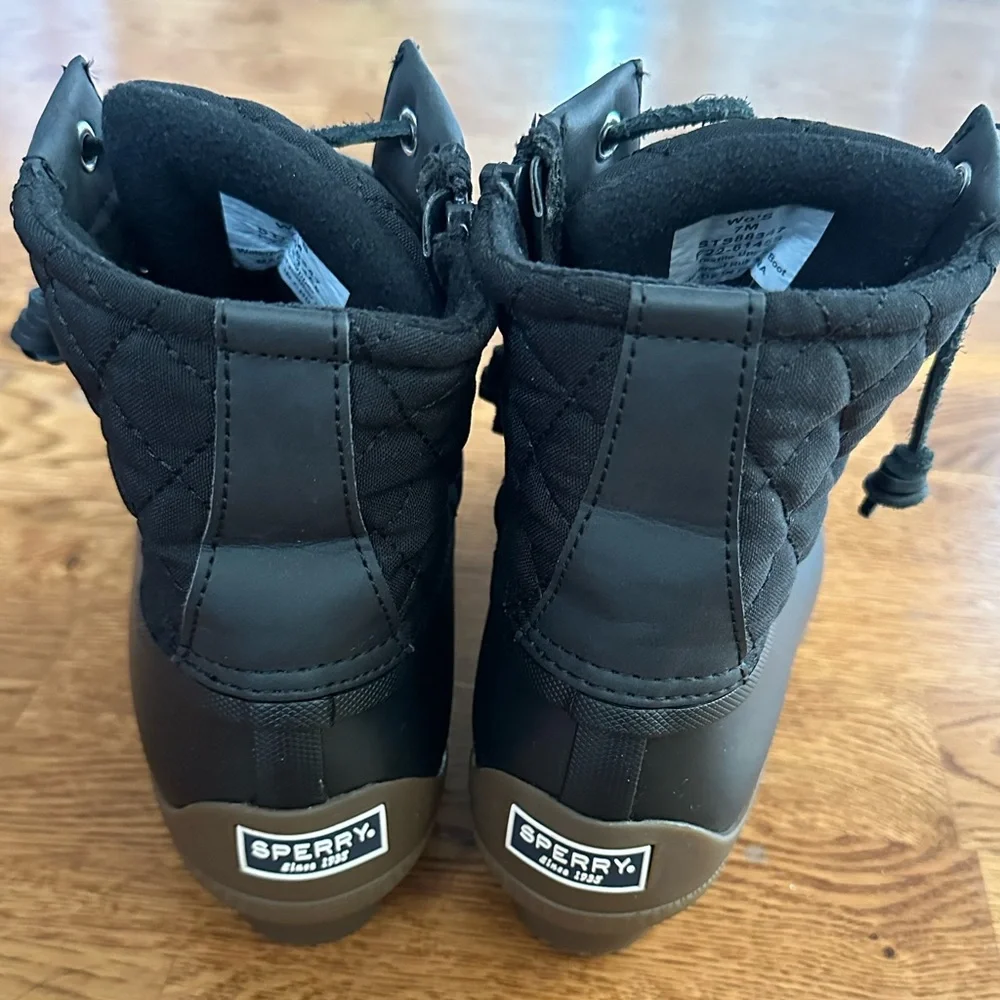 Sperry Syren Gulf Duck Boot in Black Size 7